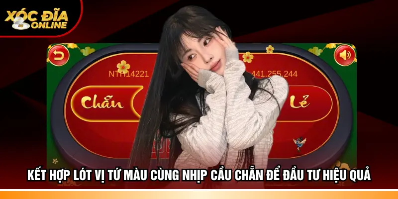 Kết hợp lót vị tứ màu cùng nhịp cầu chẵn để đầu tư hiệu quả